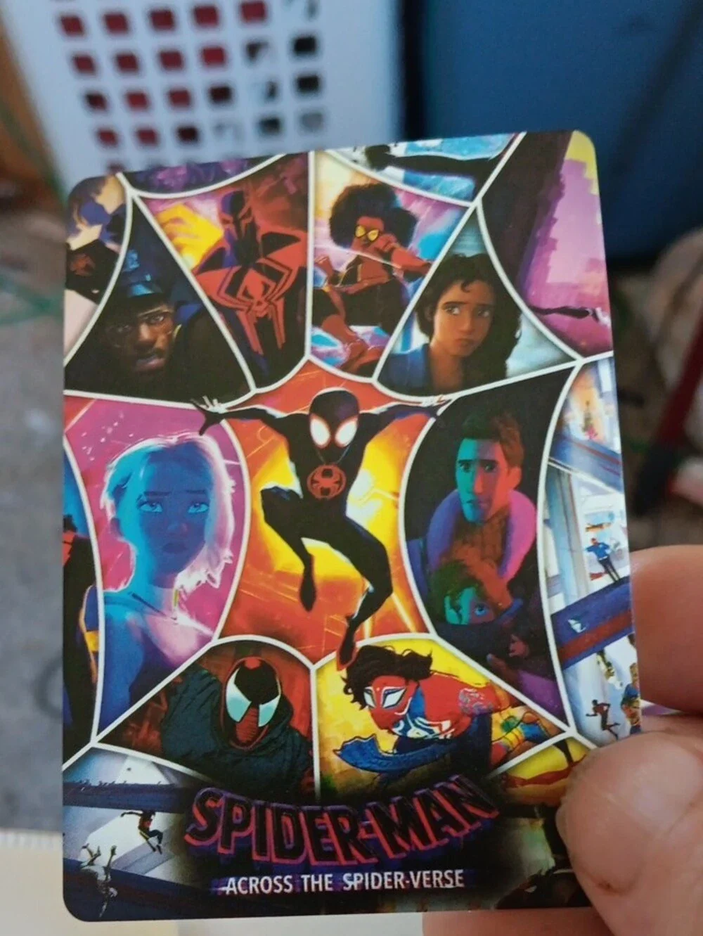 Marvel Miles Morales Trading Card - Pink/Black